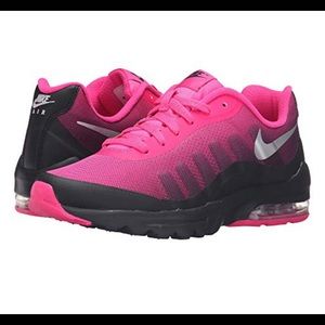Nike Air Max Invigor Print, Black/pink Fuchsia/Silver Shoes Size 9.5 *Used*